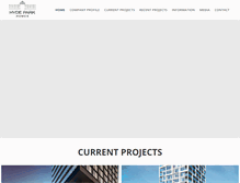 Tablet Screenshot of hydeparkhomes.com